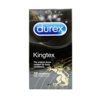 Bao cao su Durex Kingtex size nhỏ 49mm hộp 12 bao