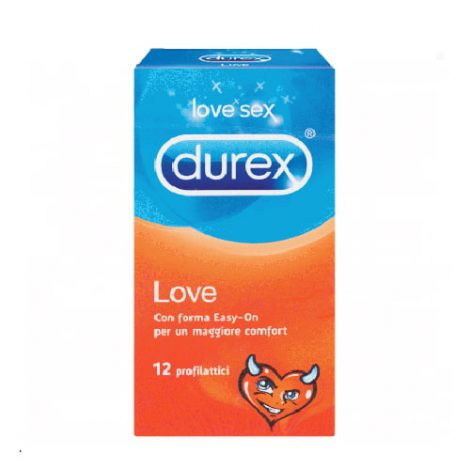 Bao cao su Durex Love (có gai) hộp 12 bao