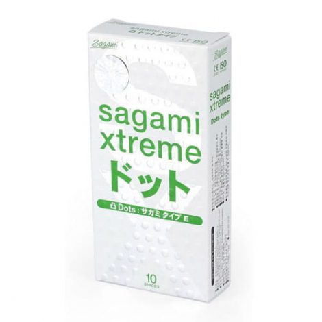 Bao cao su Sagami Xtreme White có gai hộp 10 chiếc